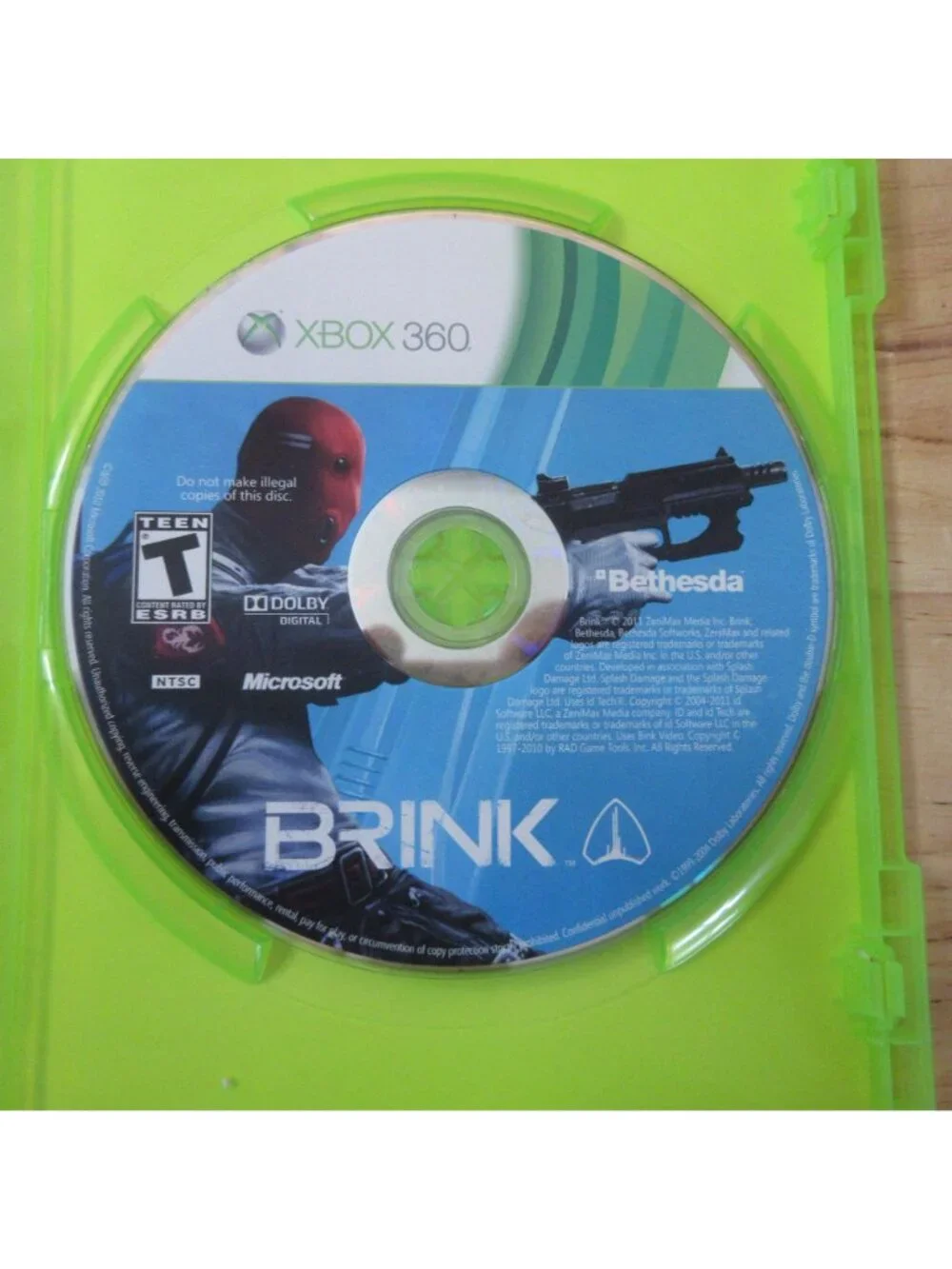 XBOX 360 Bundle 3 Video Games - Borderlands - Brink - Ghost Recon 2